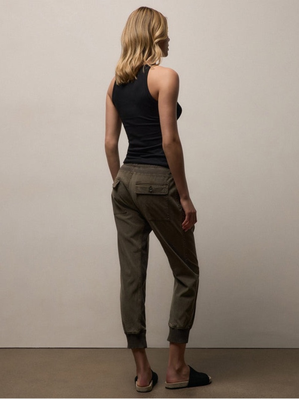James Perse Mixed Media Pant - Picture 2 of 6